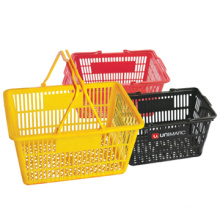 Hot sale wholesale shopping baskets grocery basket plastic hand basket